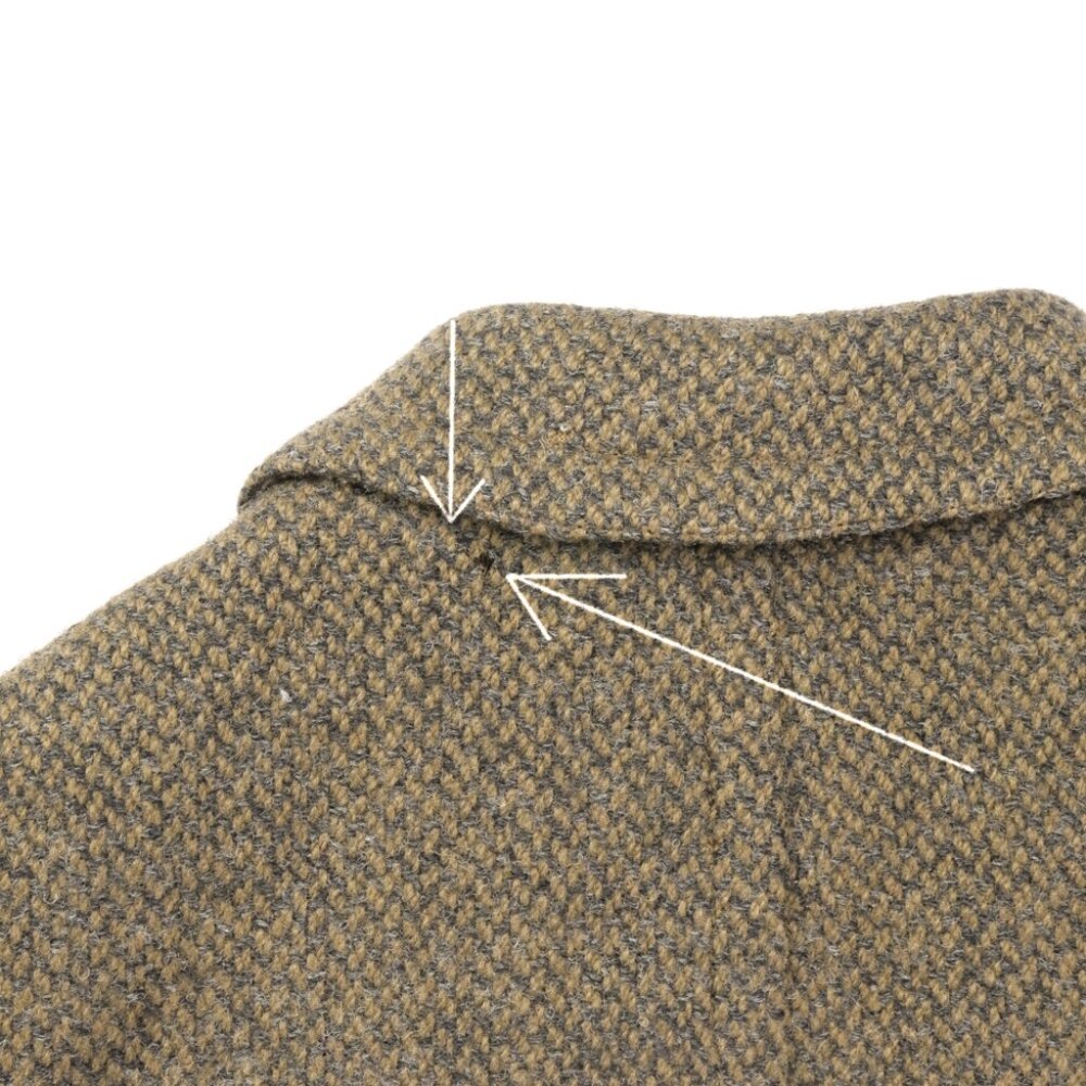 Vintage Rodex Of London Mens Size 42 Regular Tan Brown Wool Trench Coat Hidden - Picture 9 of 15